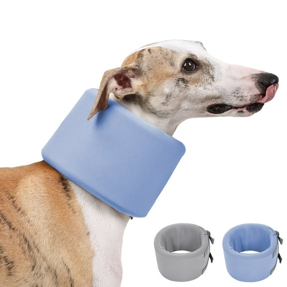 Duuclume Dog Neck Brace After Surgery, E-Collar & Cone Collar Alternative for Dogs (Blue,S)