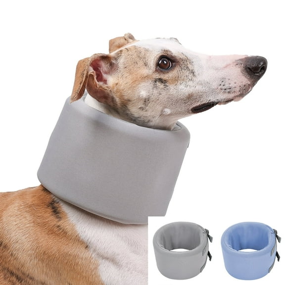 Duuclume Dog Neck Brace After Surgery, E-Collar & Cone Collar Alternative for Dogs (Grey,XS)