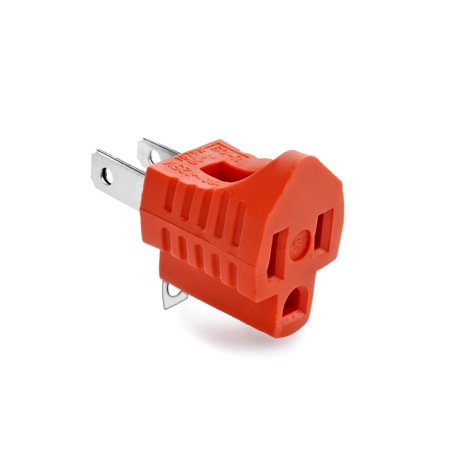 ETL Listed 3 Prong to 2 Prong Outlet Adapter, Polarized Ground Plug Adapter Two to Three Pin Converter price history and forecast - Flexzion