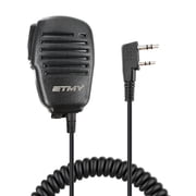 ETMY MH400 Radio Microphone with Noise-Reducing Shoulder Mic with 2-Pin K Connector