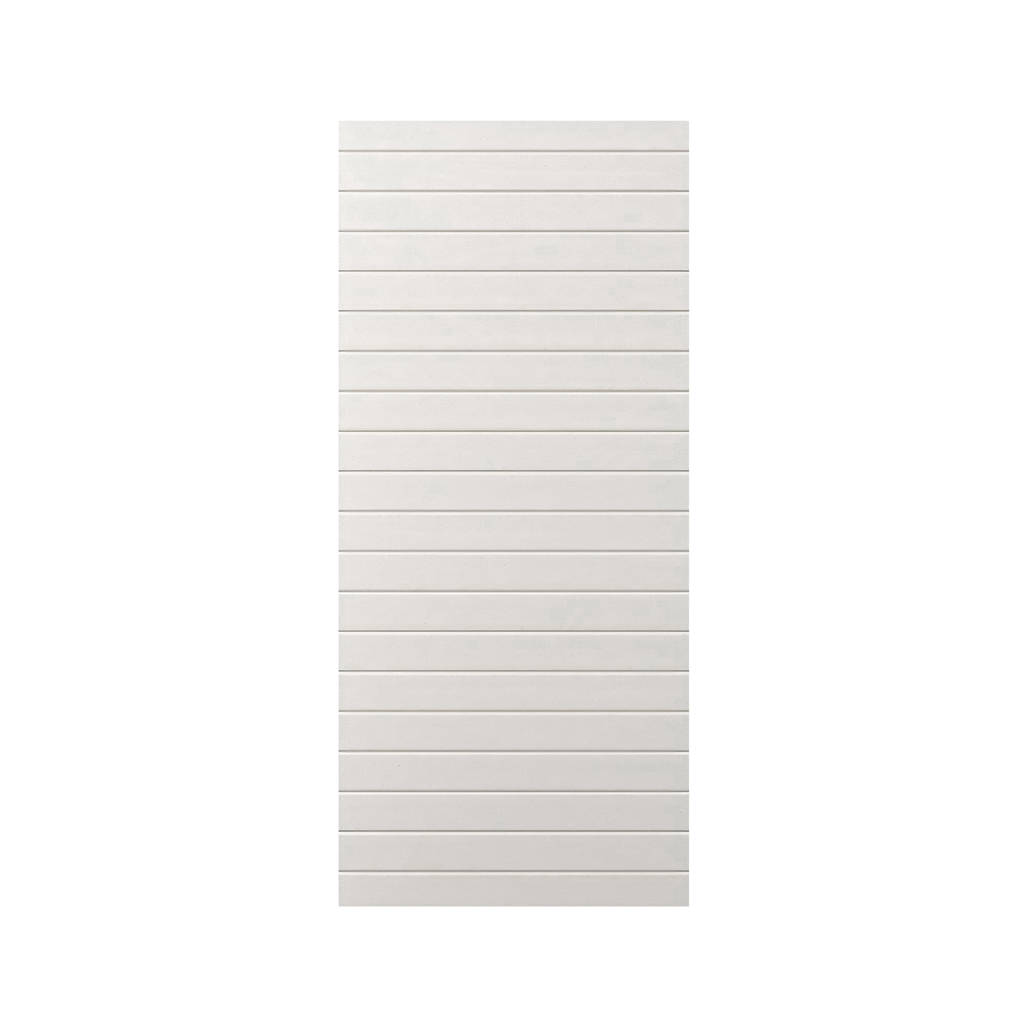 ETO DOORS Fiberglass Exterior Entry Door - Horizontal Plank Stainable Paintable Modern Exterior Front Door - Energy Efficient Durable Fiberglass Doors for Home Use 35-3/4 x 79 x 1-3/4