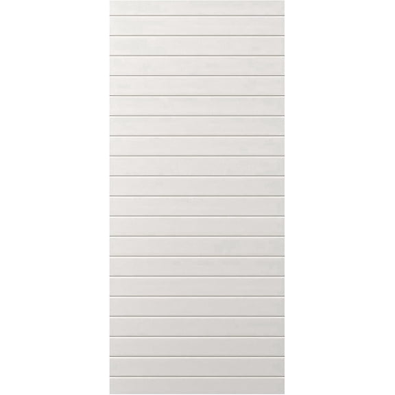 ETO DOORS Fiberglass Exterior Entry Door - Horizontal Plank Stainable Paintable Modern Exterior Front Door - Energy Efficient Durable Fiberglass Doors for Home Use 35-3/4 x 95 x 1-3/4