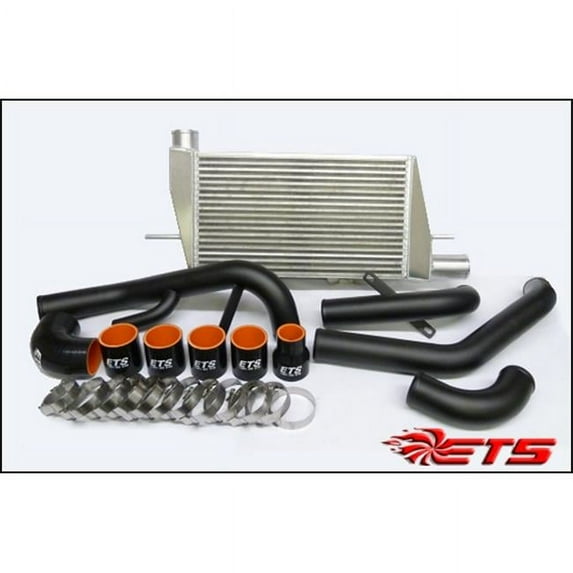 ETS EvoX-3-Intercoolerkit-SS Evo X 3 In. intercooler Kit - Brushed Stainless steel