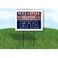 thumbnail image 1 of ETTA WELCOME HOME FLAG 18 in x 24 in Yard Sign Road Sign with Stand, 1 of 4