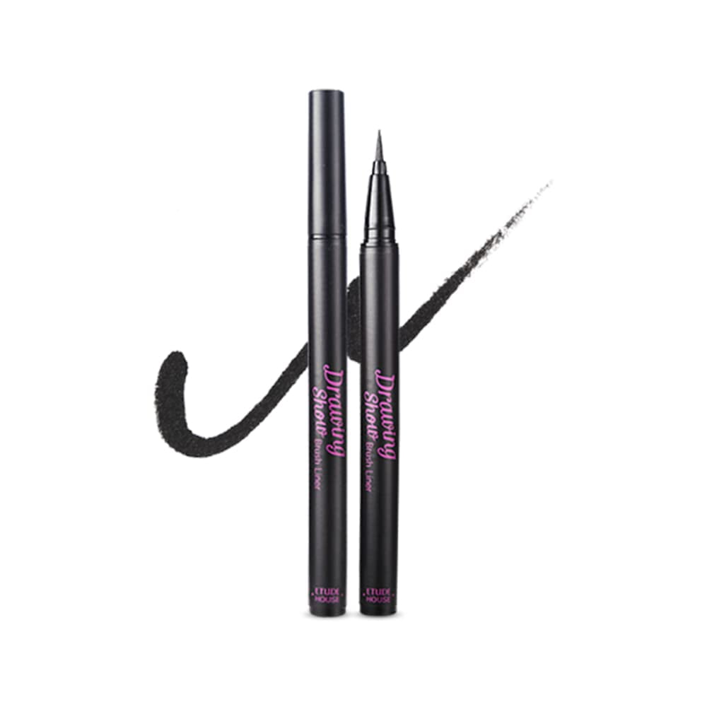 ETUDE Drawing Show Brush Eyeliner BK801 Black (21AD) ClearCut Soft