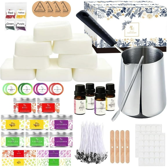 ETUOLIFE Candle Making Kit Creativity Soy Wax DIY for Adults Kids