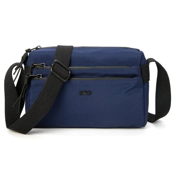 ETidy Nylon Crossbody Bag For Women Waterproof Lightweight Casual Shoulder Bookbag Purse Hobo Bag(Dark Blue)