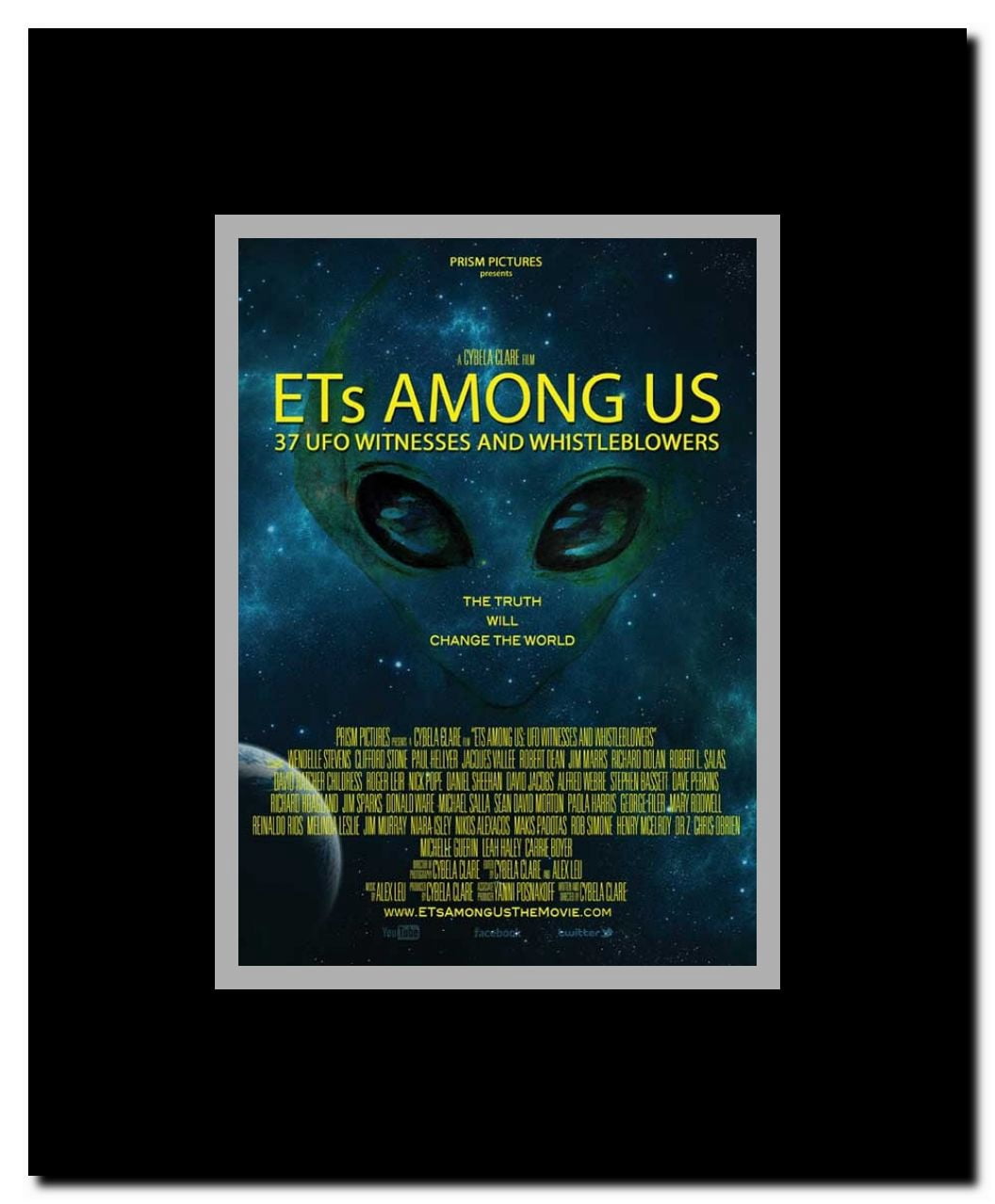ETs Among Us: UFO Witnesses and Whistleblowers Framed Movie Poster