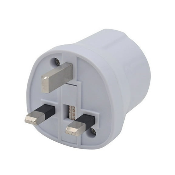 EU 2 Pin to UK 3Pin Travel Plug Adapter Converter Wall Charger Adapter Connector
