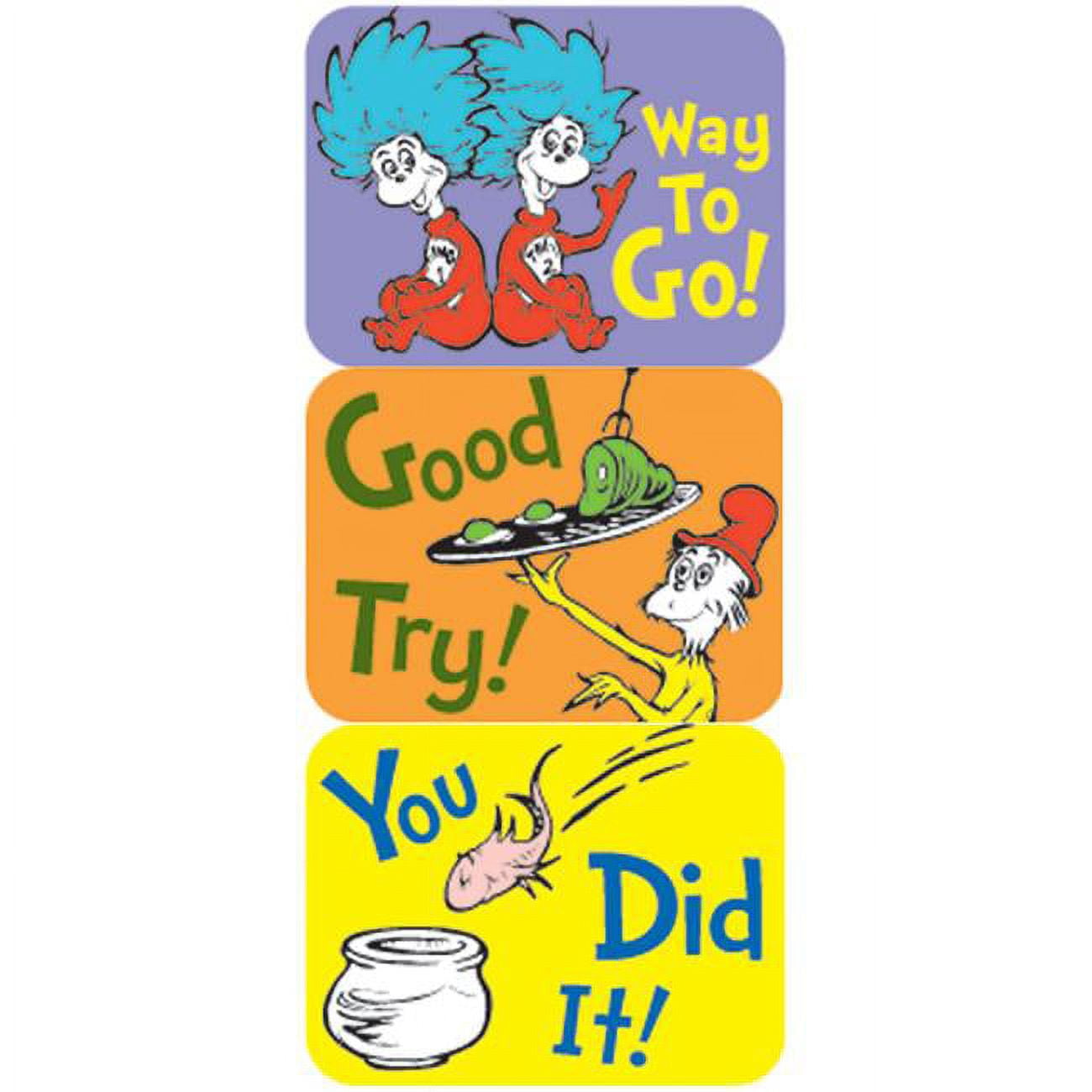 Dr. Seuss ABC Stickers - Theme from Eureka School Supplies - School Crossing