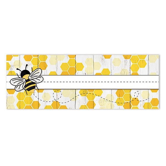 EU-833192 - The Hive Self-Adhesive Name Plates, Pack of 36 by Eureka