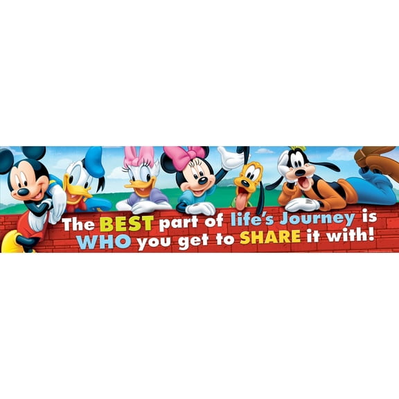 EU-849037 - Mickey Friendship Classroom Banner by Eureka