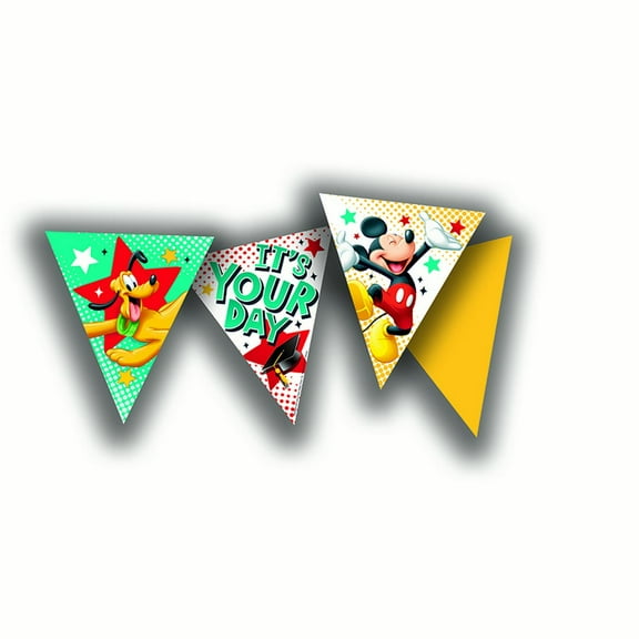 EU-849040 - Mickey Graduation Pennant Banners by Eureka