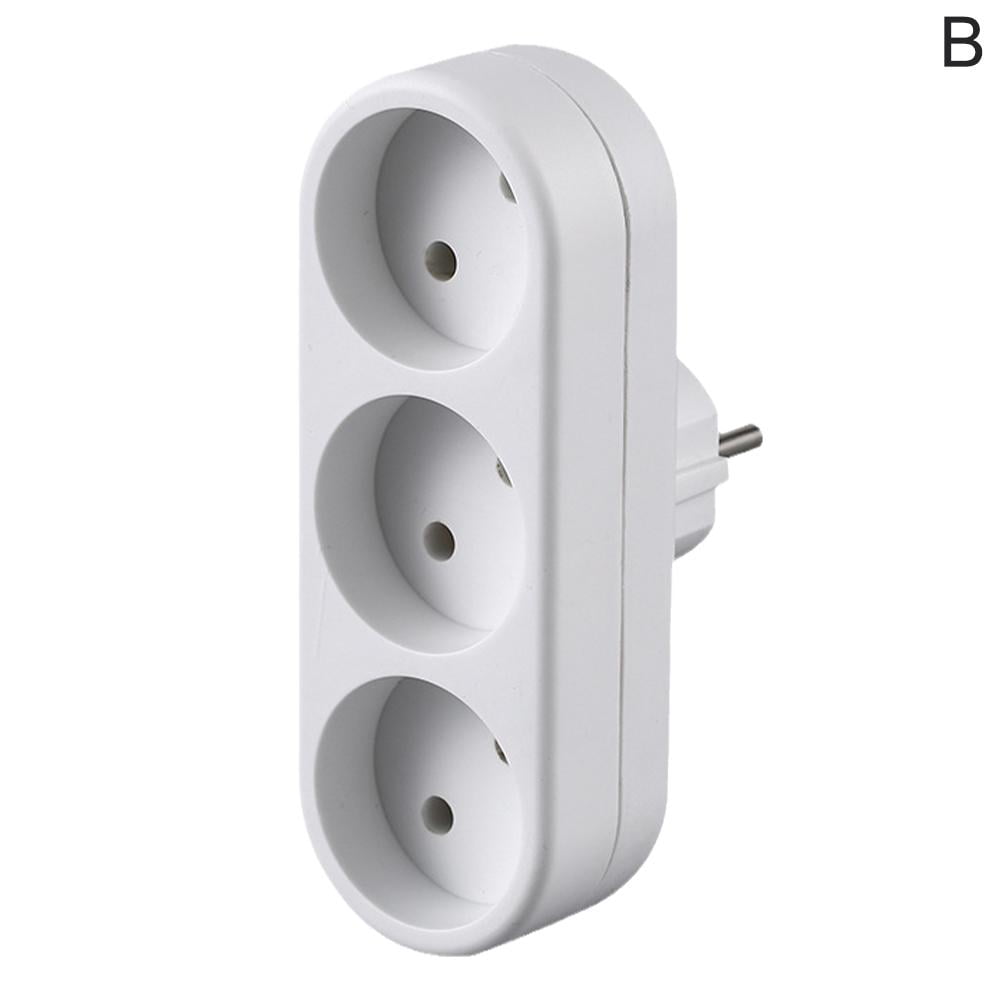 EU Ground Wall Socket Adapter Plug Extension Power Outlet Converter 3500W 16A` Y7F6