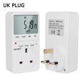 EU UK BR Plug Outlet Electronic Digital Timer Socket with Timer 220V AC
