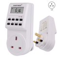 EU UK US FR BR Plug Digital Weekly Programmable Electrical Wall Plugin