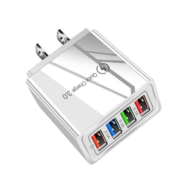 EU/US Plug 4 Ports Quick Charging 3.0 USB Charger Mobile Phone Adapter Fast Charger