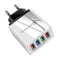 thumbnail image 1 of EU/US Plug 4 Ports Quick Charging 3.0 USB Charger Mobile Phone Adapter Fast Charger, 1 of 5