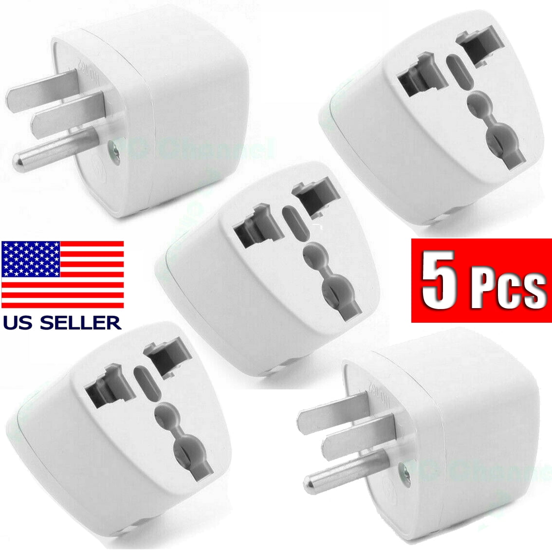 EU to US Converter European Euro EU to US USA Travel Charger Adapter