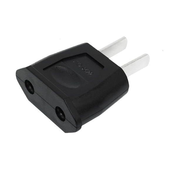 EU to US Plug Adapter European to American Power Converter for Travel Home Office Use 2.0x1.6x0.8 Inches