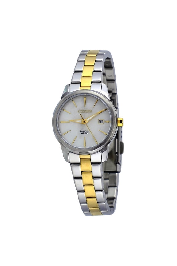 EU6074-51D Women's Quartz Two Tone Yellow Bracelet Watch