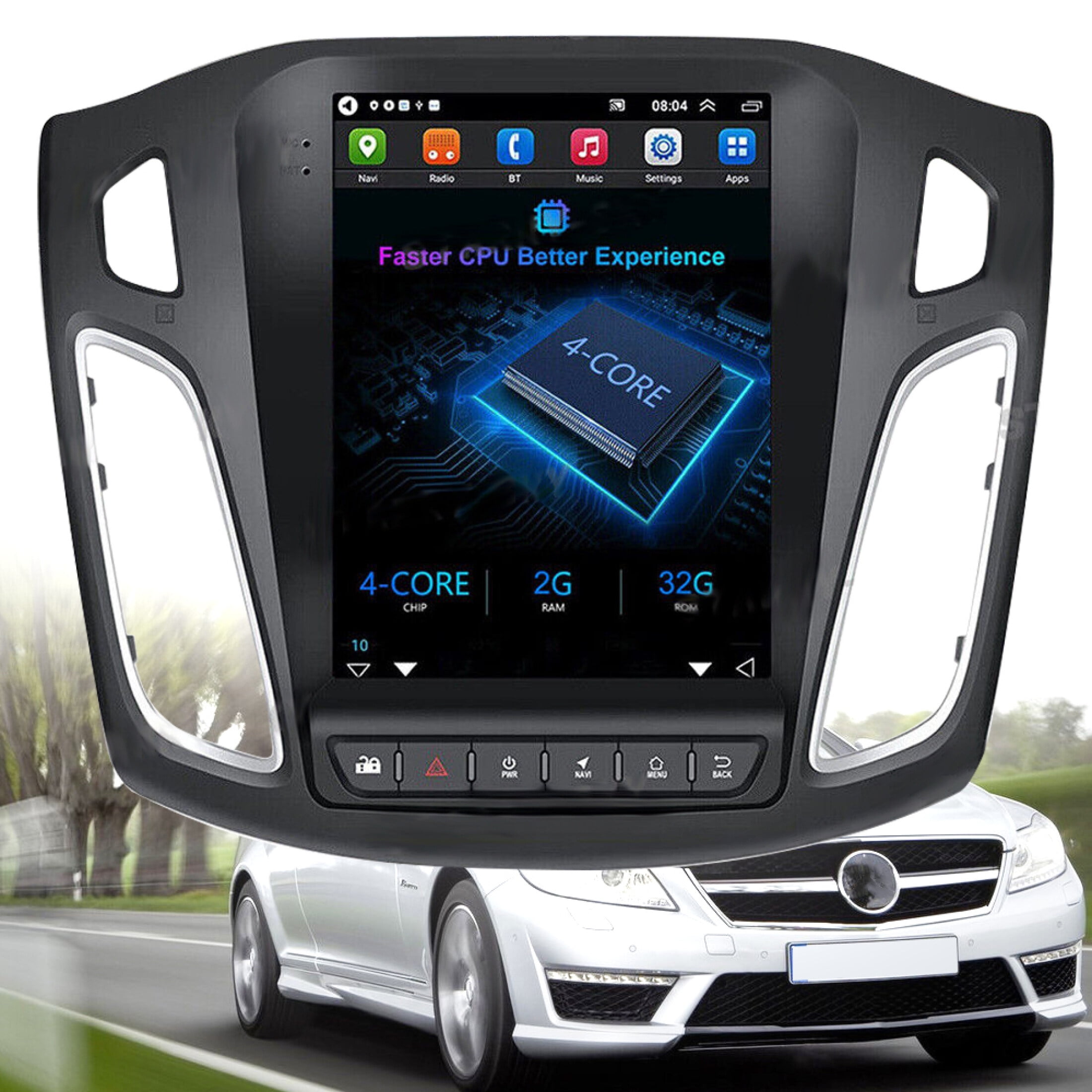 EUBUY 10.1 Inch For Ford Focus 2012-2018 Apple CarPlay 2+32G GPS WiFi