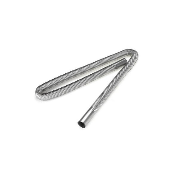 EUBUY 25mm Inner Exhaust Pipe 120cm Stainless Steel Parking Air Heater Generator Flex Exhaust Extension Pipe Parking Air Heater Fuel Tank Gas Vent Hose