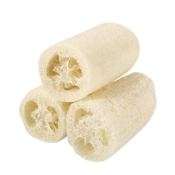 EUBUY 3pcs Loofah Body Scrubber Washing Cleaning Brush Exfoliating Scrubber Natural Luffa Bath Shower Body Massage Sponge Type 5