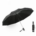 thumbnail image 1 of EUBUY Automatic Umbrella Led Night Light Umbrella Sun Umbrella Reverse Folding Uv Insulation Sun and Rain Protection Wind Resistant Durable Waterproof Outdoor Rainy and Sunny Days Black, 1 of 2