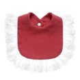 thumbnail image 1 of EUBUY Baby Lace Bibs Drool Bibs Saliva Towel Newborn Teething Infant Dirt Resistant Soft Bibs Baby Cloth Clean Water Absorption Bibs Complementary Food Baby Drool Eating Feeding Red, 1 of 8