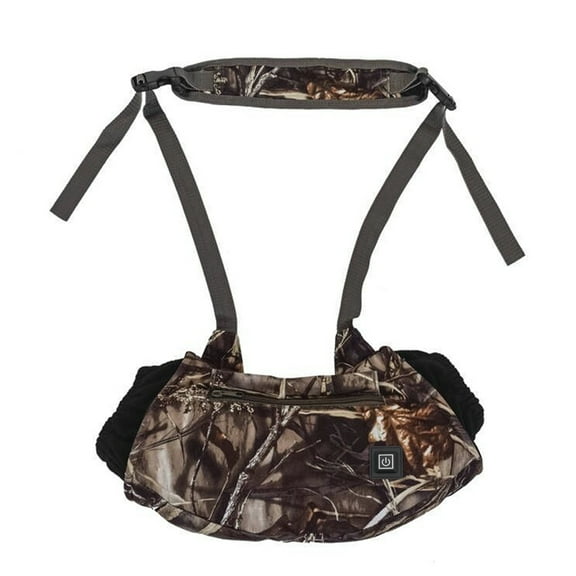 EUBUY Heated Hand Muff Pouch Three-Speed ​​Winter Smart Heating Gloves USB Charging Electric Hand Warmer for Photography Hunting Ice Fishing Playing Football Snow Clearing Camping Black