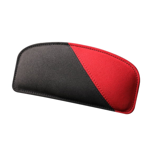 EUBUY Suede Car Leg Support Cushion Multifunctional Adhesive Arm Leg Rest Pad for Cars Office Home Red