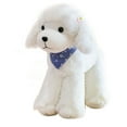 thumbnail image 1 of EUBUY Teddy Dog Plush Toy Simulation Standing Teddy Dog Doll Toy Children Sleep Pillow Cute Animal Pet Birthday Gift Home Decoration White 11.81", 1 of 10