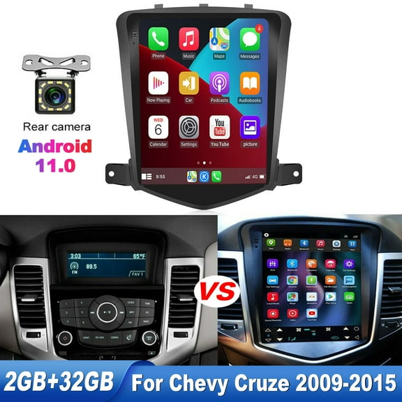 EUBUY for Apple Carplay 9.7" Android 12.0 Car Radio Stereo GPS for Chevy Cruze 2009-2015 2+32G