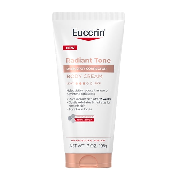 Eucerin Radiant Tone Dark Spot Corrector Body Cream, 7 oz Tube