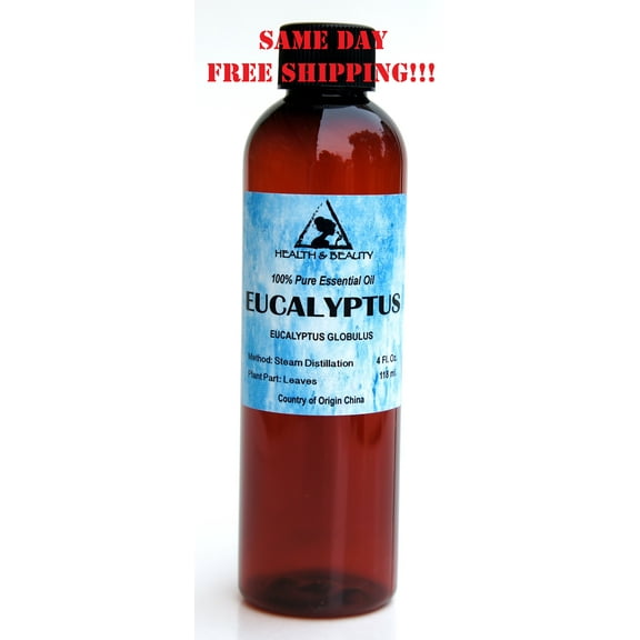 EUCALYPTUS ESSENTIAL OIL AROMATHERAPY 100% PURE NATURAL 4 OZ