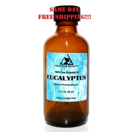 EUCALYPTUS ESSENTIAL OIL AROMATHERAPY 100% PURE NATURAL GLASS BOTT 2.0 OZ, 59 ML