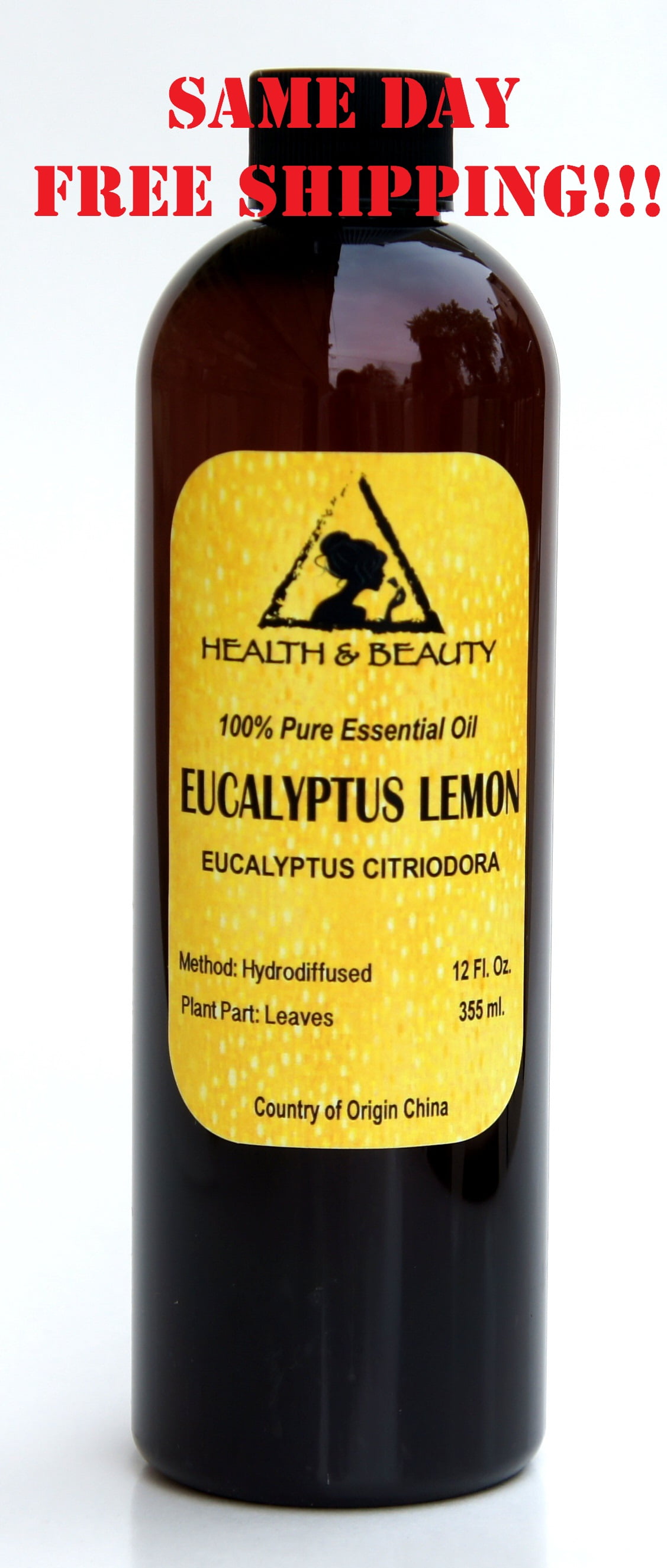 EUCALYPTUS LEMON ESSENTIAL OIL AROMATHERAPY 100% PURE NATURAL 12 OZ