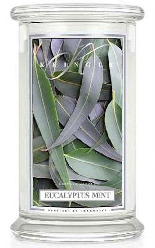 EUCALYPTUS MINT Large 2-Wick 22 oz 100 Hour Jar by Kringle Candles