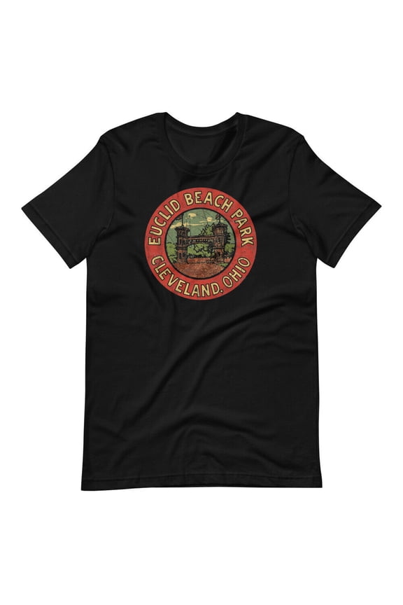 EUCLID BEACH PARK CLEVELAND OHIO Tee Shirt Short-Sleeve Unisex T-Shirt