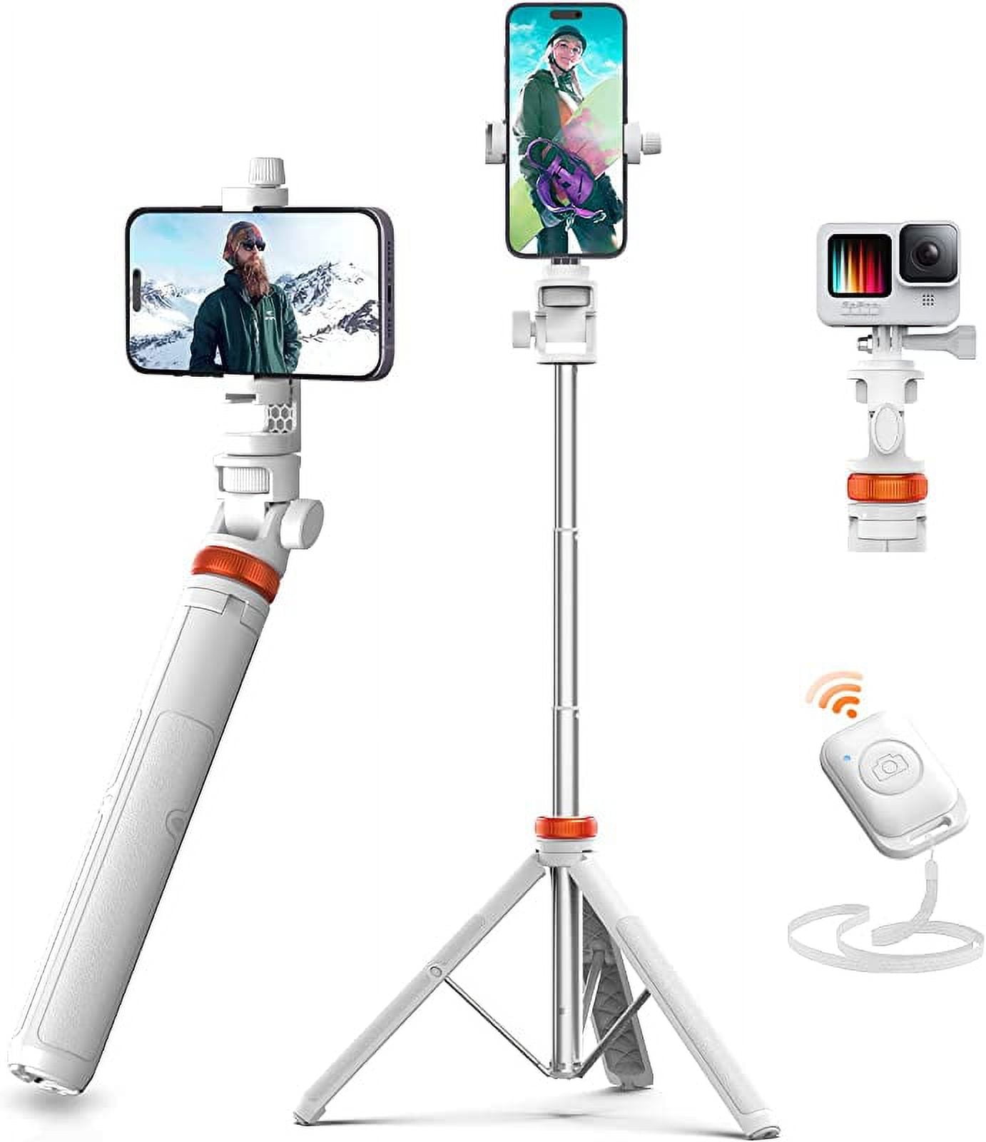 EUCOS 62" Tripod for iPhone, Newest Selfie Stick Tripod with Remote