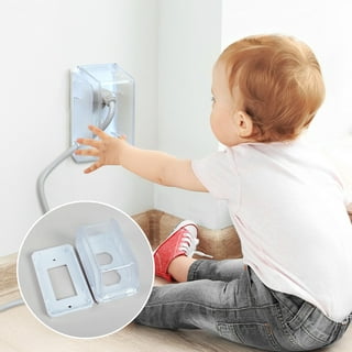 Jool Baby Products Outlet Cover Box for Child Safety (2 Pack) Duplex & Decorator Electrical Outlet