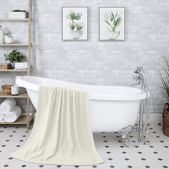 EUDIDV 2025 Microfiber Bath Sheets & Towels Set - Ultra Soft, Super Absorbent & Quick Dry, Lightweight Large Towels for Spa/Yoga/Gym