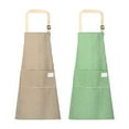 thumbnail image 1 of EUDIDV Aprons for Women With Pockets Household Kitchen Cotton Linen Fouling Apron Cute And Sleeveless Smock, Stain Work Clothes, Apron plus Size Pinafore Apron Pinafore Aprons for Women, 1 of 1