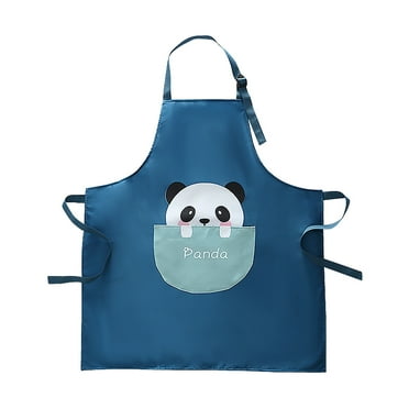 EUDIDV Aprons for Women With Pockets Household Lovely Printing Apron With Oil Proof Pocket plus Size Pinafore Apron Pinafore Aprons for Women