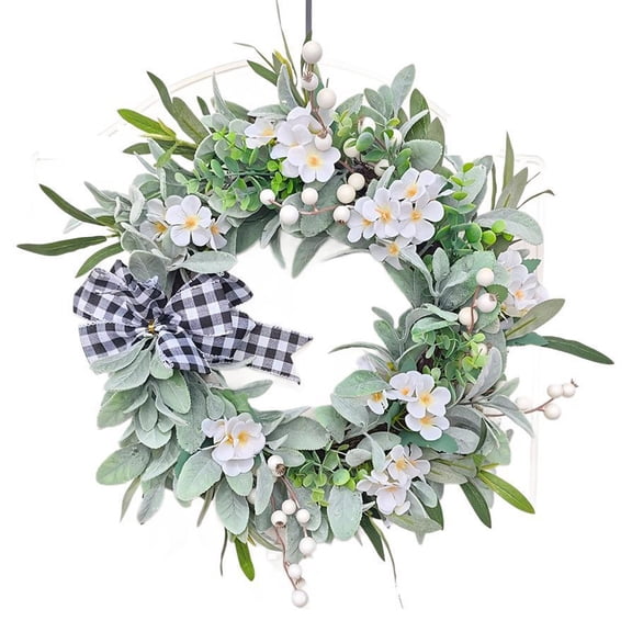 EUDIDV Artificial Flowers Spring Flower Wreath Wildflower Simulation Flower Spring/Summer Flower Wreath Home And Courtyard Decoration;for Home Decor
