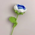 thumbnail image 1 of EUDIDV Artificial Plants; Knitted Roses Hand Woven Rose Simulation Yarn Knitted Bouquet Floral Decoration Gift;for Home and Office, 1 of 2