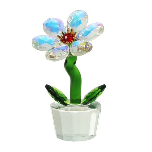 EUDIDV Artificial Plants; Plant Simulation Flower Core Crystal Decoration Porch Office Desktop Decoration Holiday Gift;for Home and Office