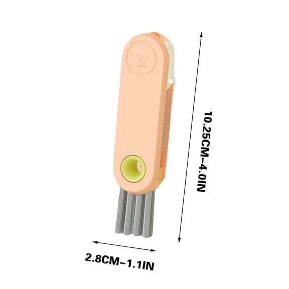 EUDIDV Bottle Brush Cup Cap Brush Portable Bottle Brush Three In One Brush Cleaning Bottle Nipple Cup Cleaning Tool Cup Lid Cleaning Brush