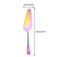 thumbnail image 1 of EUDIDV Cake Cutter Slicer Pie Spatula 2pcs Stainless Steel Cake Slicers Cake Slices Cutter Spatulas Pie Cutting Servers Pizza Dessert Server Wedding Party Knife With Serrated Edges Pie Server, 1 of 7